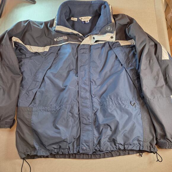 Columbia Core Interchange 3-in-1 Jacket SM 7198/7199 Men’s XXL Fleece Liner - Picture 6 of 15